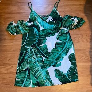 Zaful Palm Dress